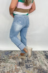 31:25 - Light Wash Distressed Flare Jeans