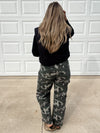 Camo Cargo Wide Leg Jeans