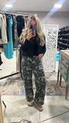 Camo Cargo Wide Leg Jeans
