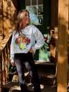 Stained-glass Nativity Ash Sweatshirt