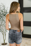 Any Time, Any Place Bodysuit in Mocha Brown