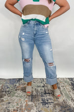 31:25 - Light Wash Distressed Flare Jeans