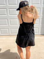 On The Daily - Mineral Washed Knit Dress With Shorts Inside