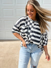Checkered & Stripe Top