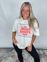The Jesus Lovers Club - Ivory Graphic Tee