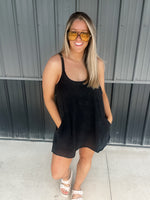 On The Daily - Mineral Washed Knit Dress With Shorts Inside