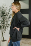 Sunday Snug Relaxed Pullover in Charcoal