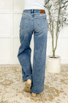 Tucker High Rise Vintage Wash Wide Leg Jeans