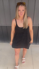 On The Daily - Mineral Washed Knit Dress With Shorts Inside