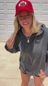 Keep It Comfy - Black Oversized Hooded Long-sleeve Top