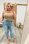 Mandy High Rise Vintage Wide Leg Crop Jeans