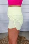 Hustle Hard- VARIETY COLORS- High Waisted Active Shorts w/ Elastic Band
