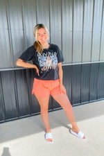 Hustle Hard- VARIETY COLORS- High Waisted Active Shorts w/ Elastic Band